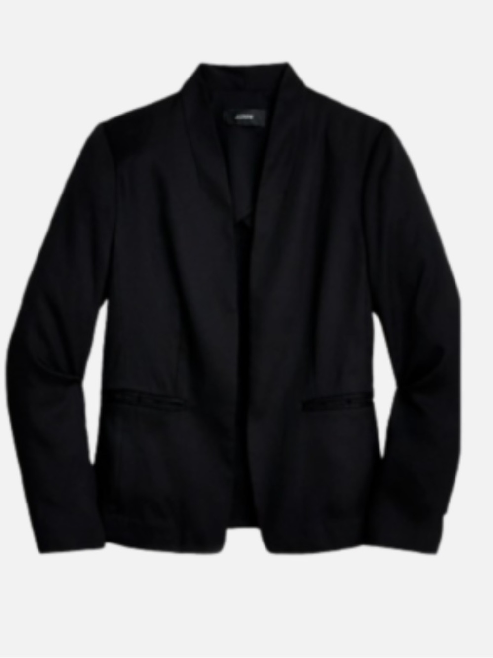 J. Crew Going Out Gramercy Twill Blazer Black Size 10 NWOT